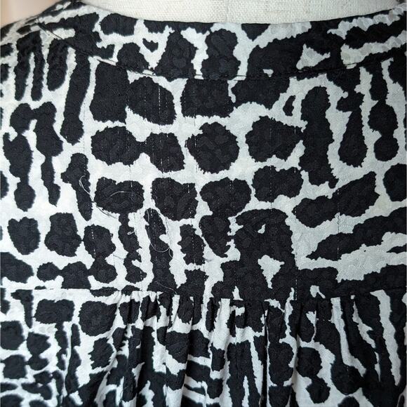 ba&sh Oia Knee Length Printed Black and White Dress, size S - Picture 4 of 8